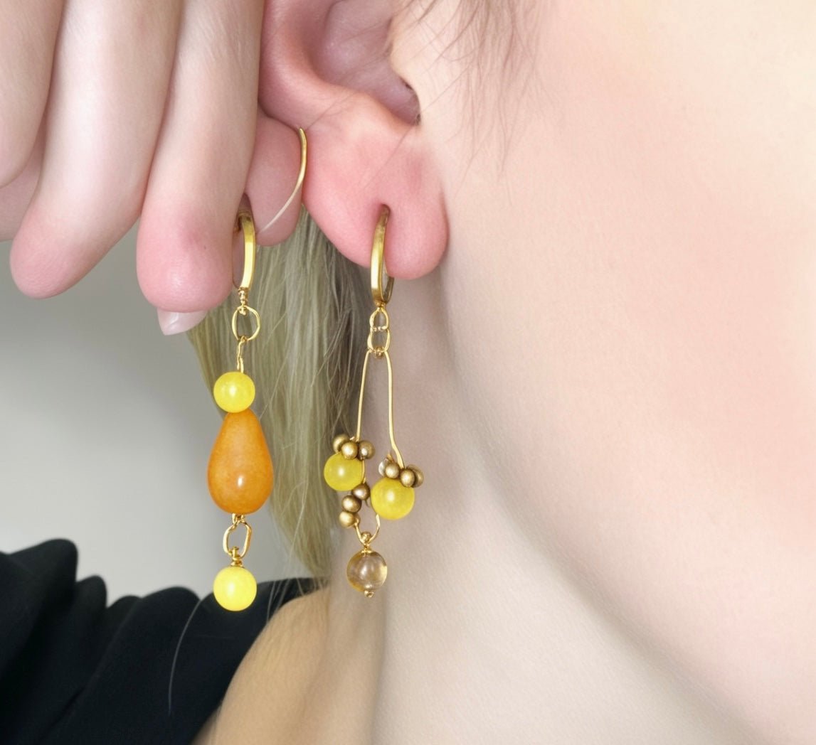1 of 1 Matchy Matchy Gold Earrings -