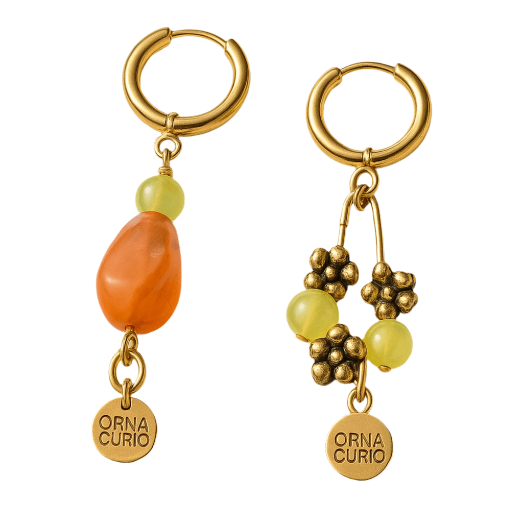 1 of 1 Matchy Matchy Gold Earrings -