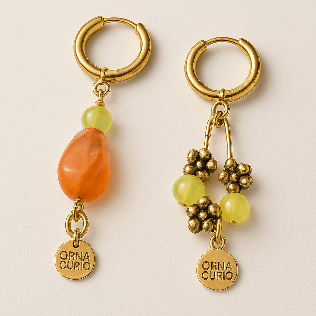 1 of 1 Matchy Matchy Gold Earrings -