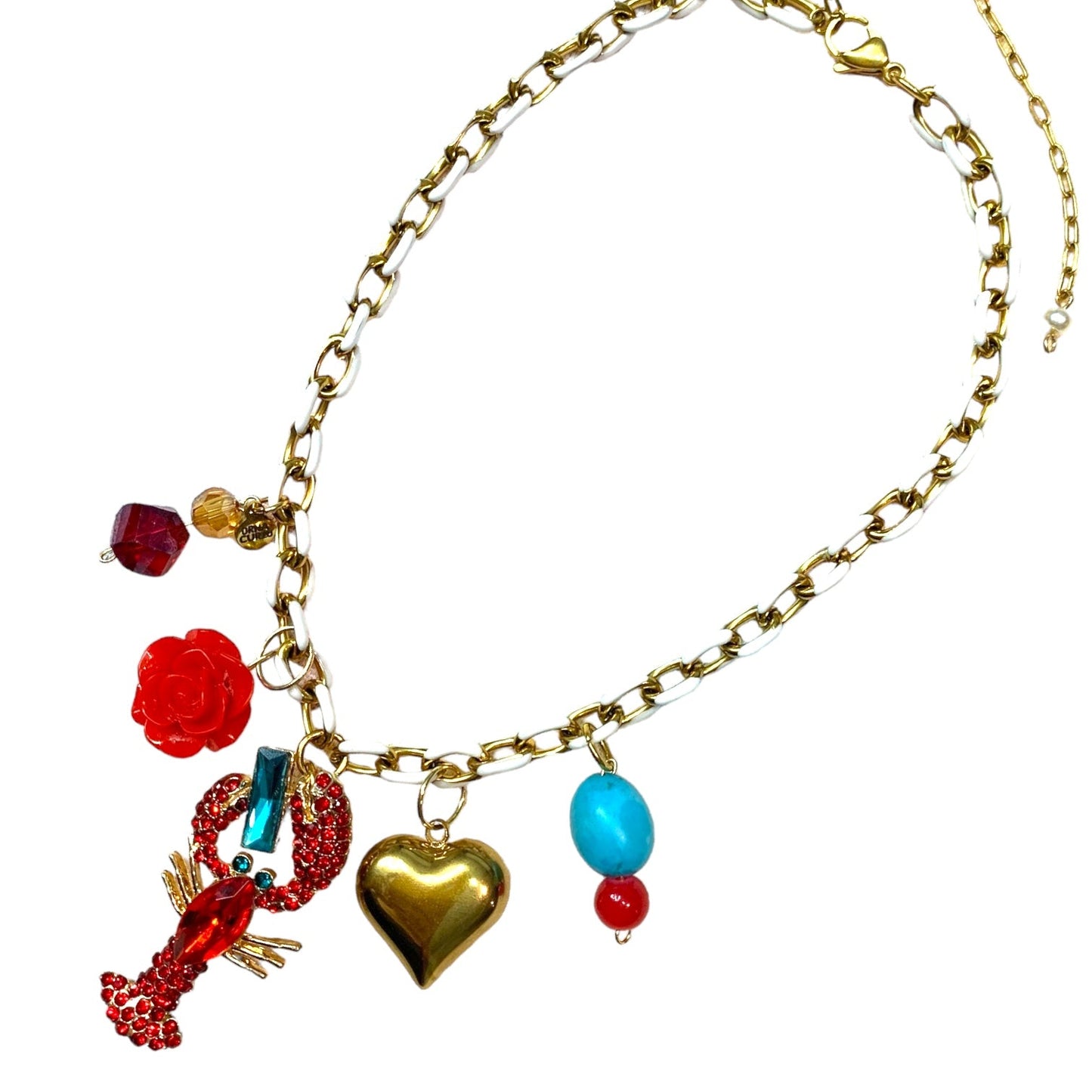 1 of 1 Rock Robster Charm Statement Necklace-