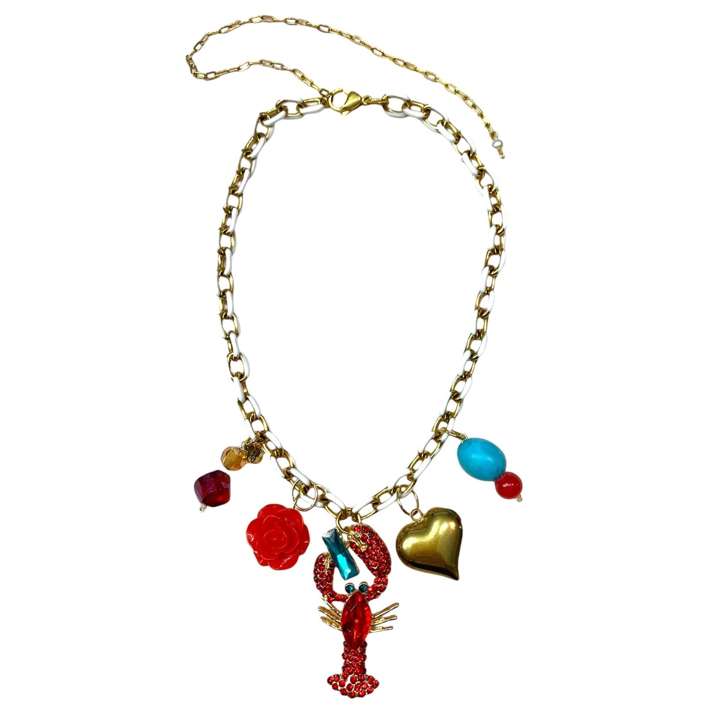 1 of 1 Rock Robster Charm Statement Necklace-