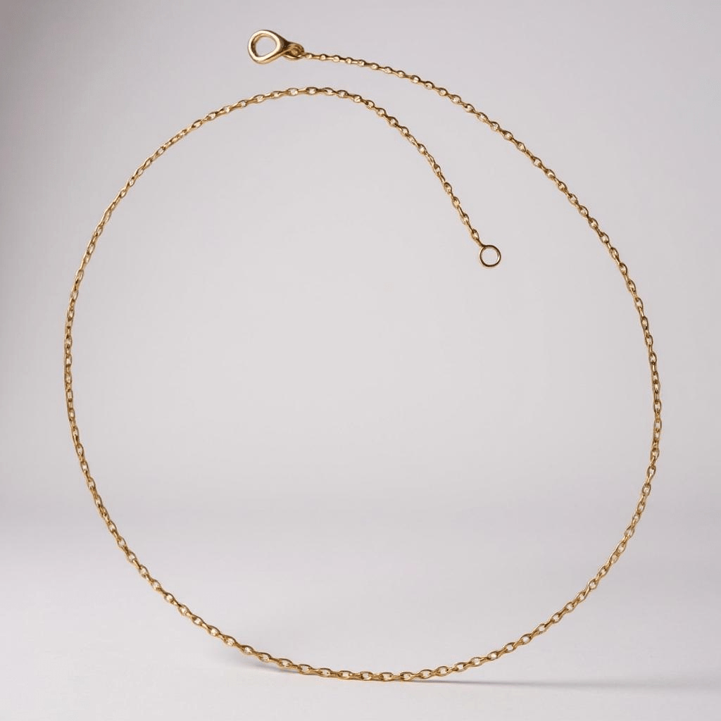 14k Gold Plated Fine Chain Necklace -
