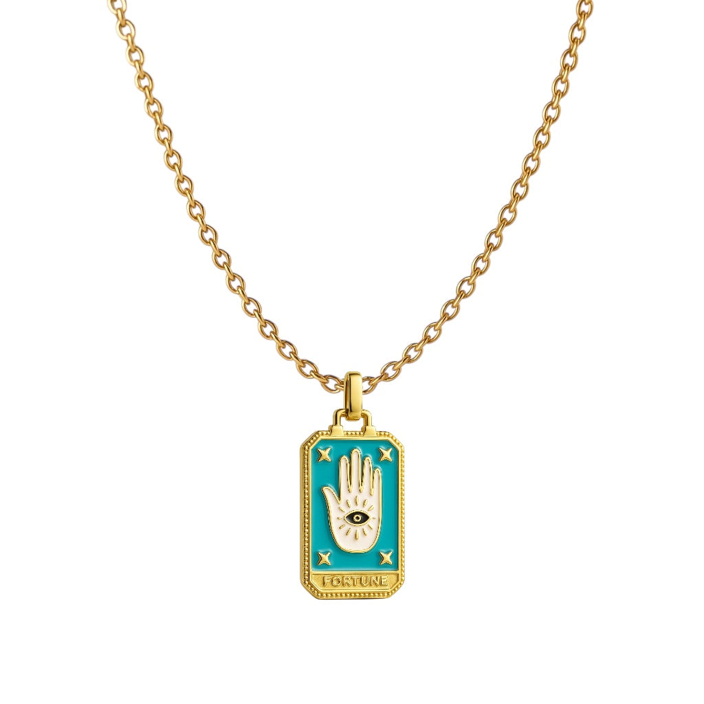 Tarot Card Fortune Necklace (more colours)