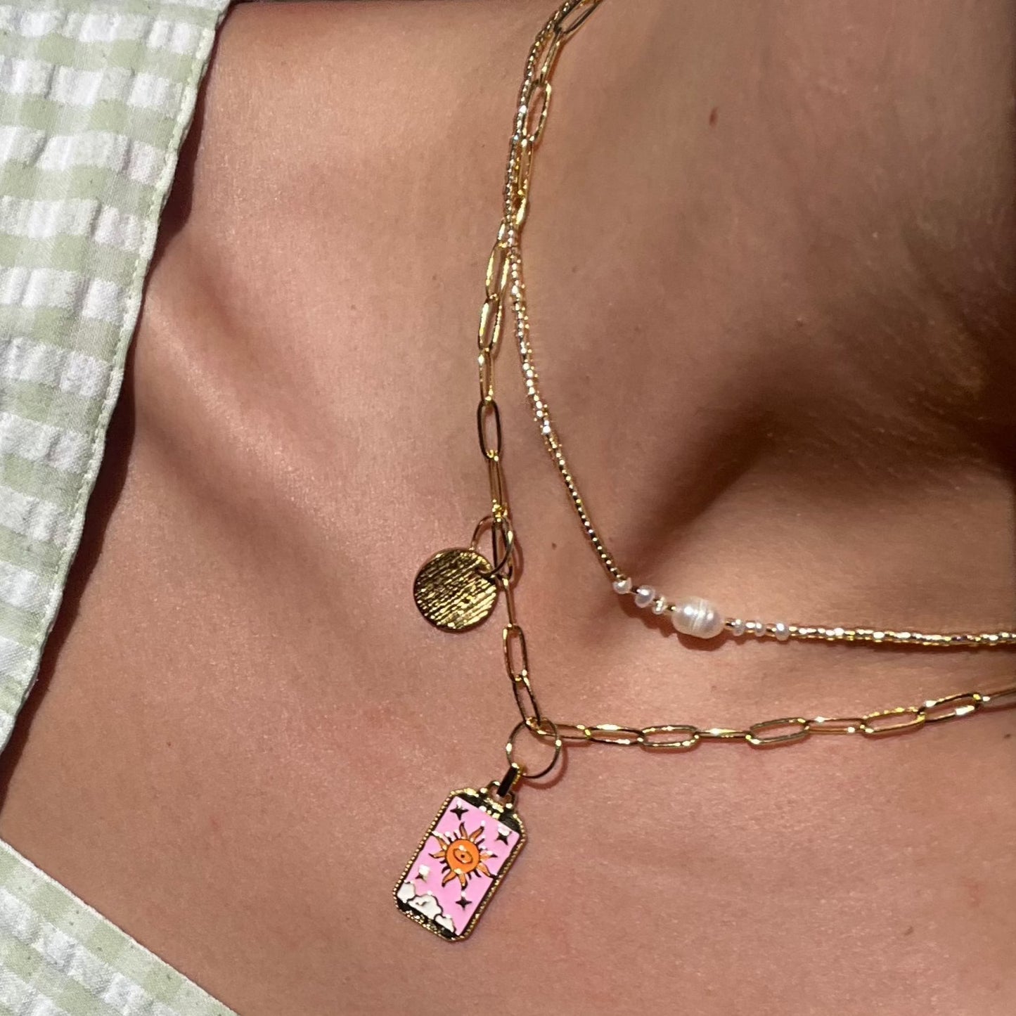 Tarot Card Charm 'The Sun'