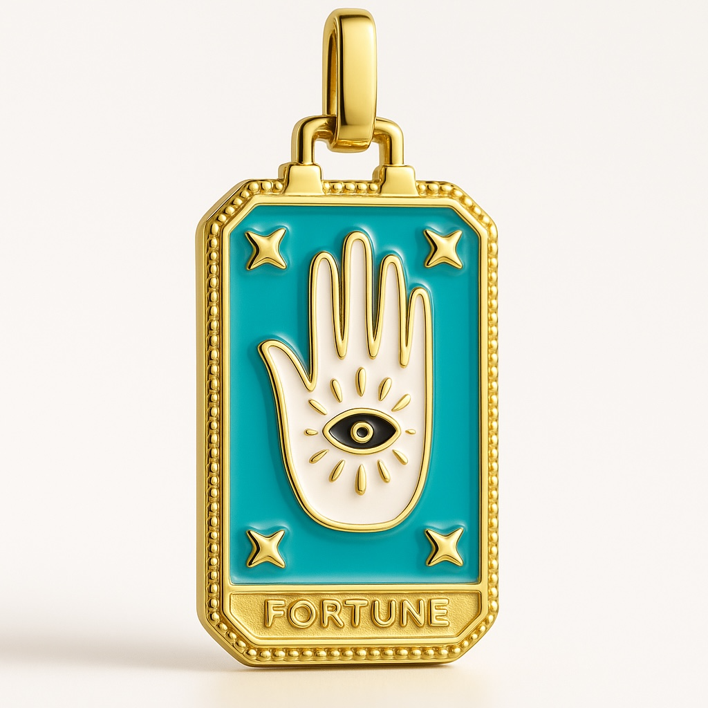 Tarot Card Fortune Necklace (more colours)