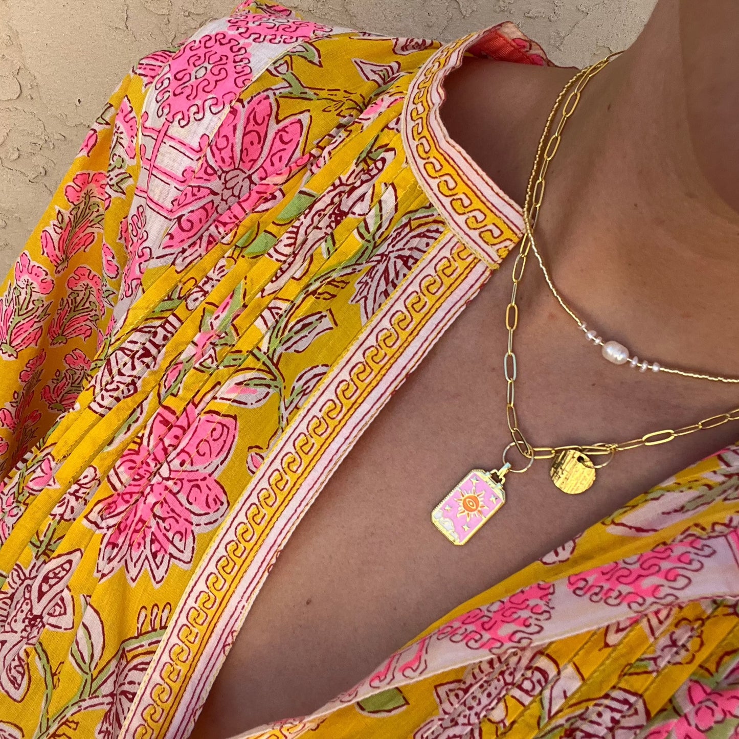 Tarot Card Charm 'The Sun'