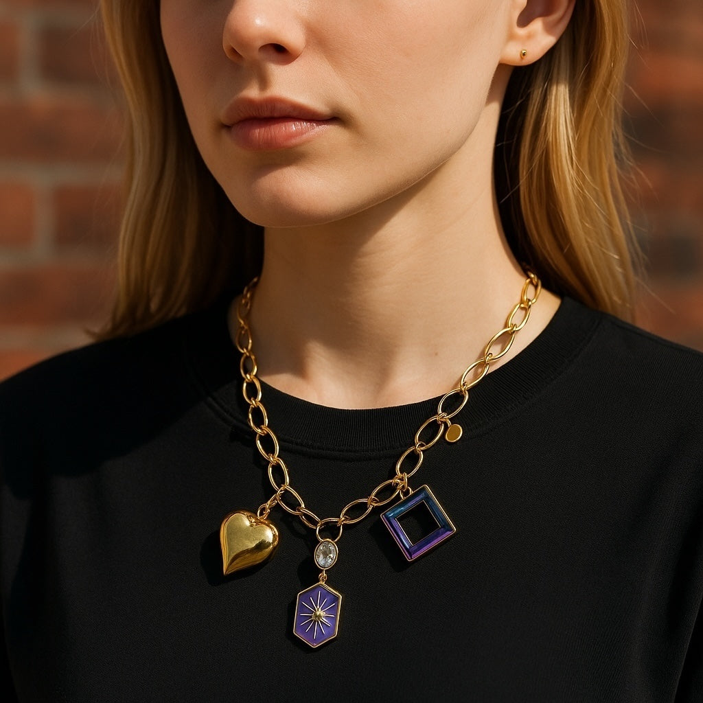 1 of 1 Mystique Charm Statement Necklace