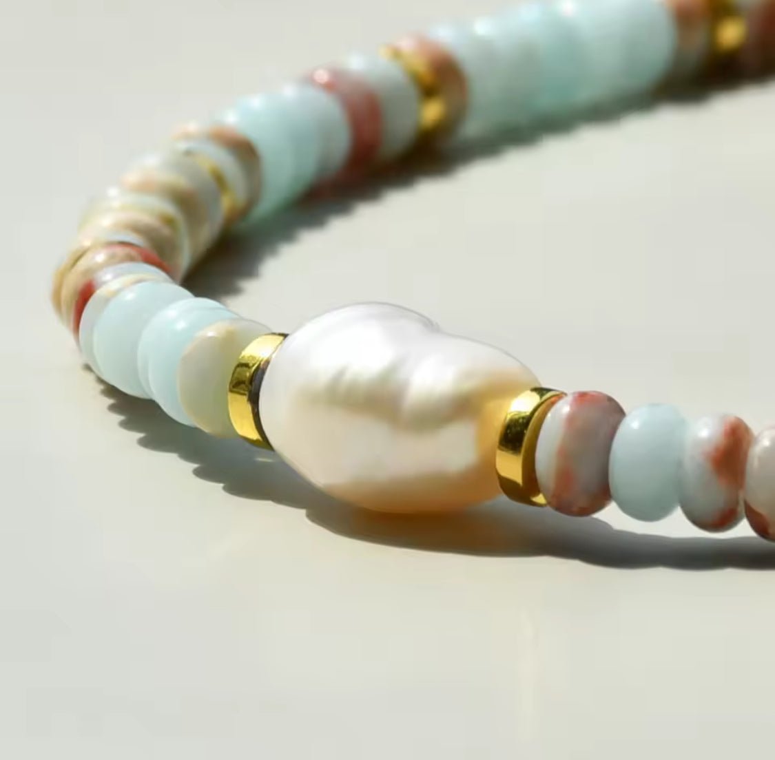 Blues Festival Beaded Necklace -