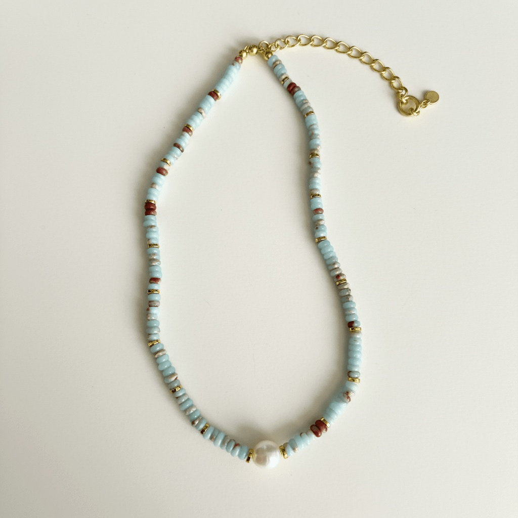 Blues Festival Beaded Necklace -