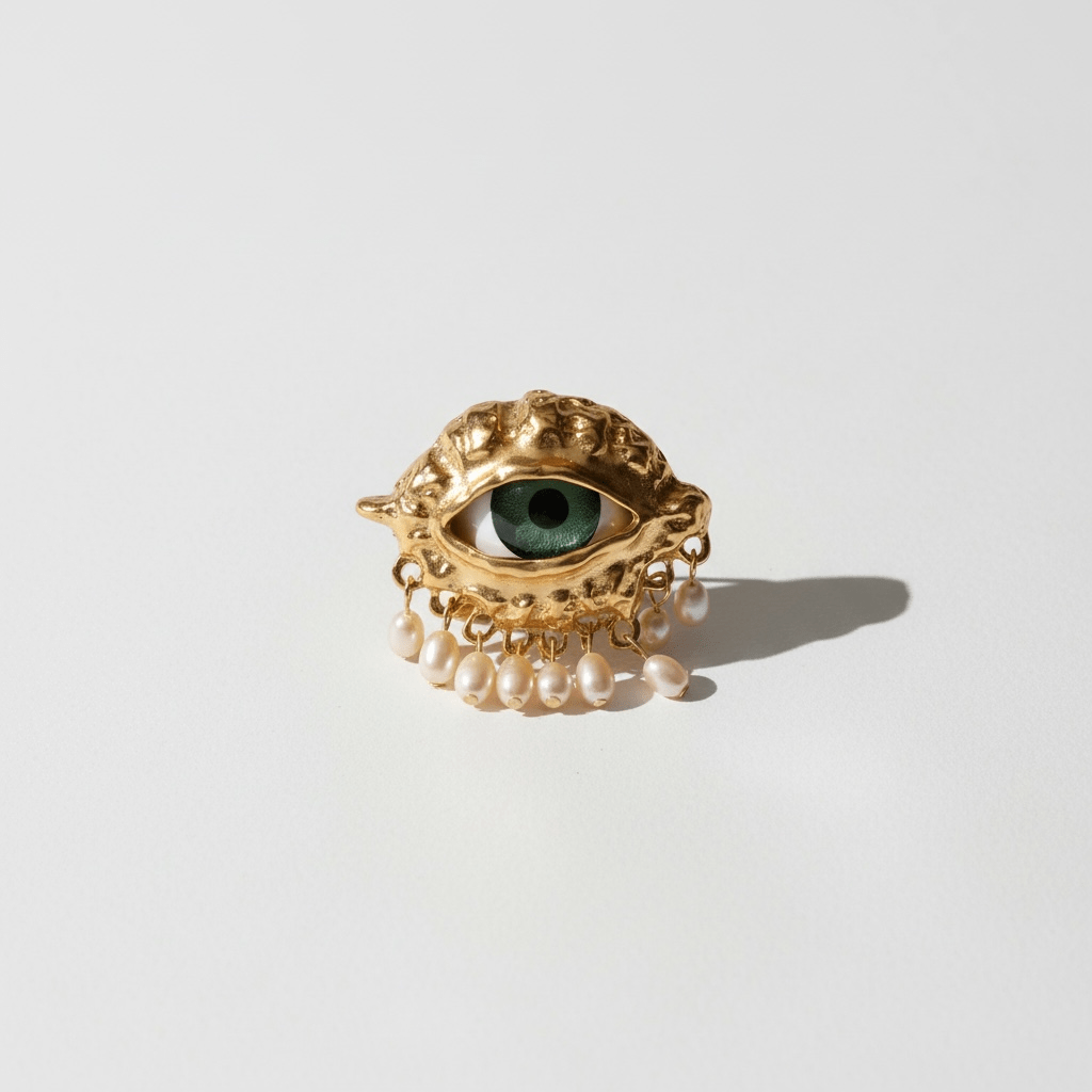 Bright Eyes Adjustable Statement Ring - Ring