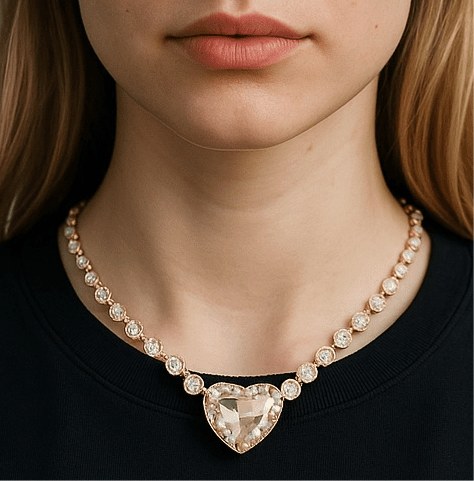 Can You Feel It Silver Bling Necklace -