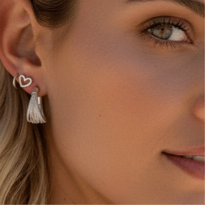 Claudia Market SS 925 Silver Earrings -