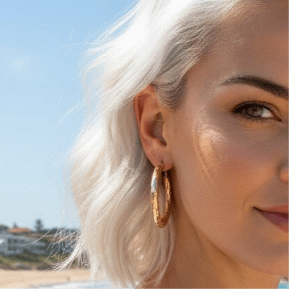 Disco Inferno Goldie Earrings -