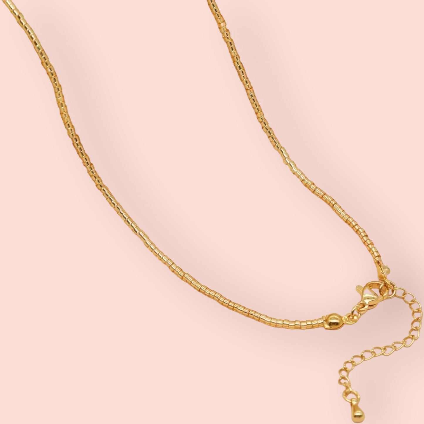 El Mariachi Multi Beaded Necklace with Gold Drops PRE-ORDER-