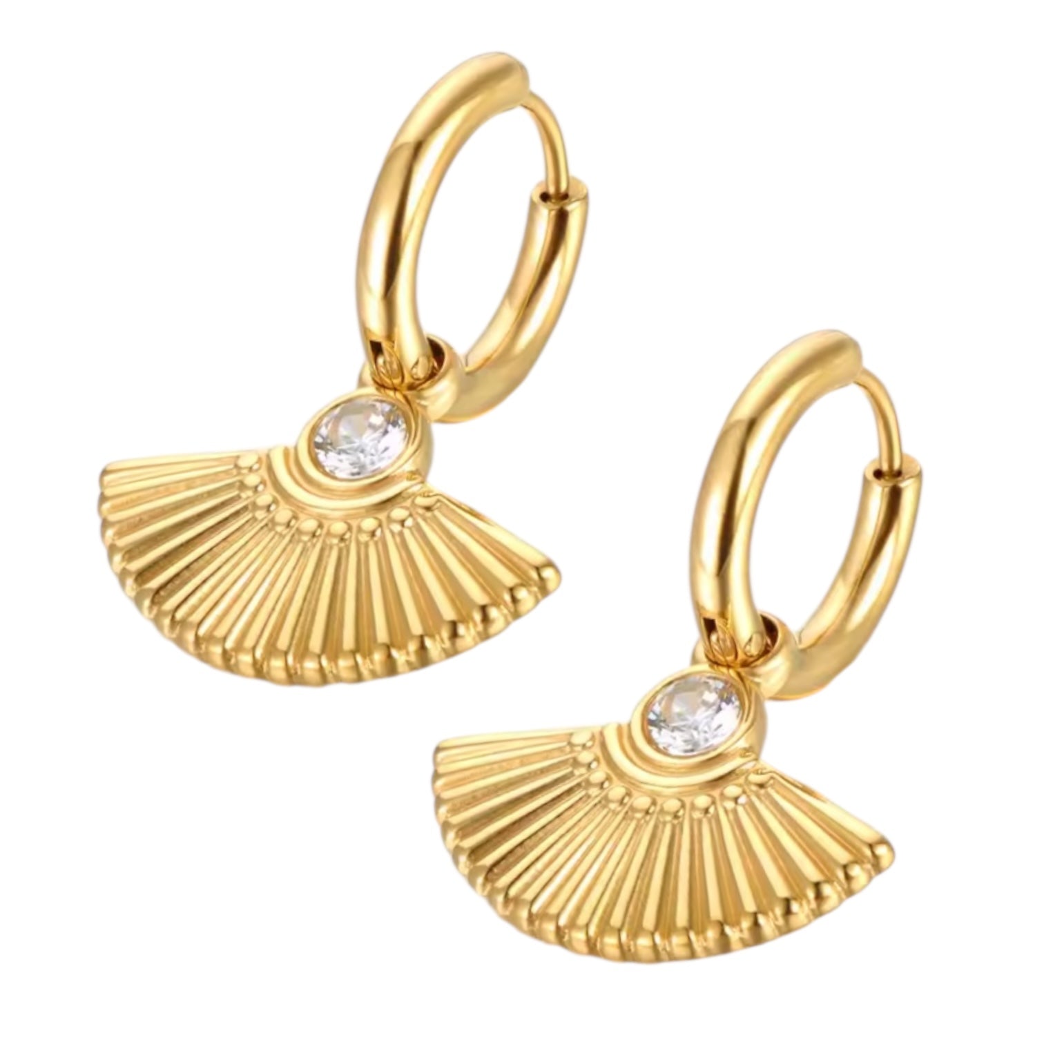 Fan Mail Gold Earrings -