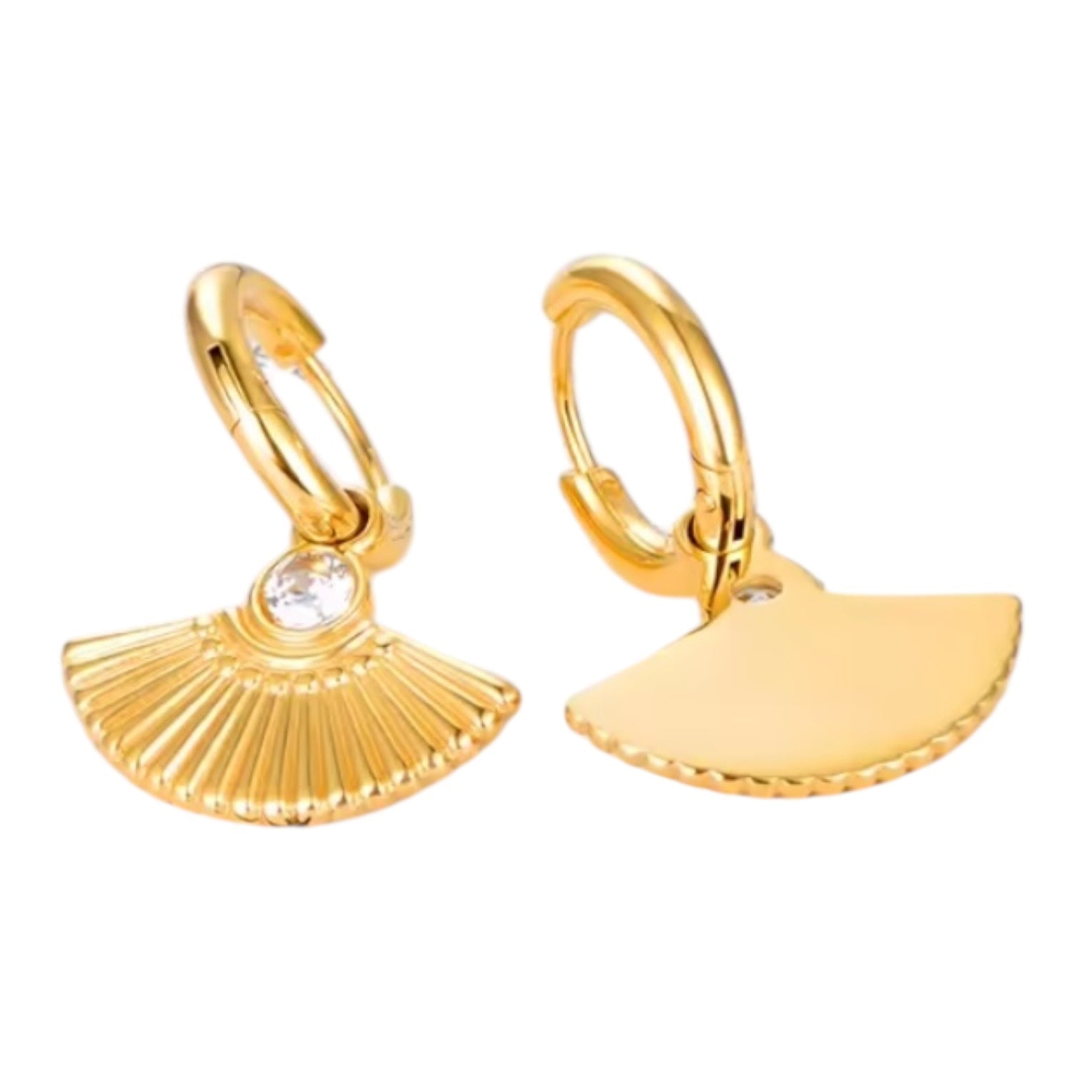 Fan Mail Gold Earrings -