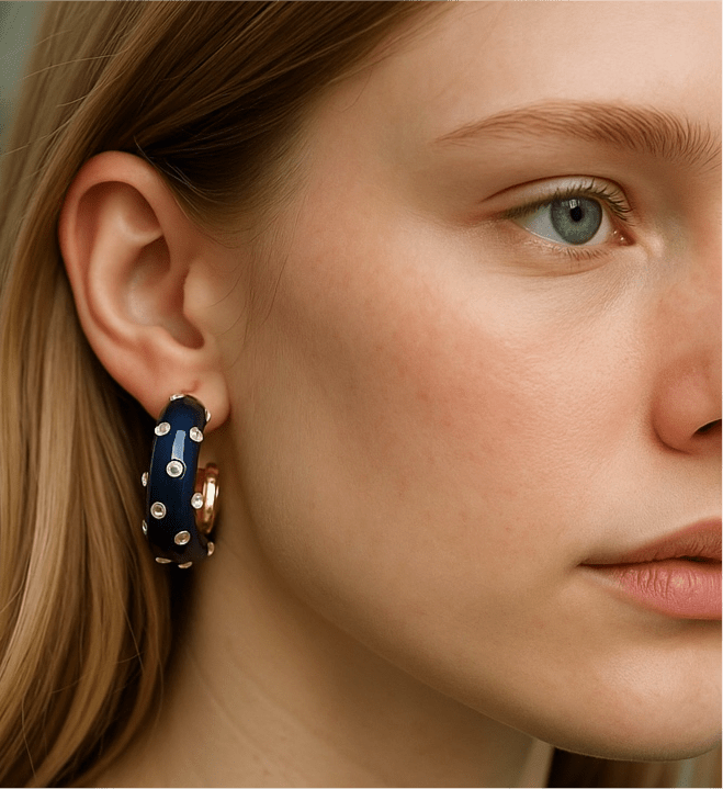 Flash Dance 18k Gold Plated Earrings -