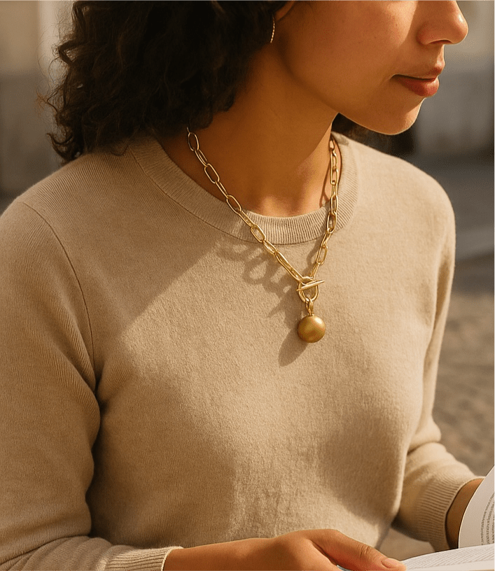 Golden Years Gold Plated Necklace -