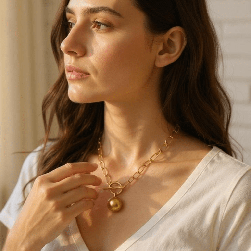 Golden Years Gold Plated Necklace -