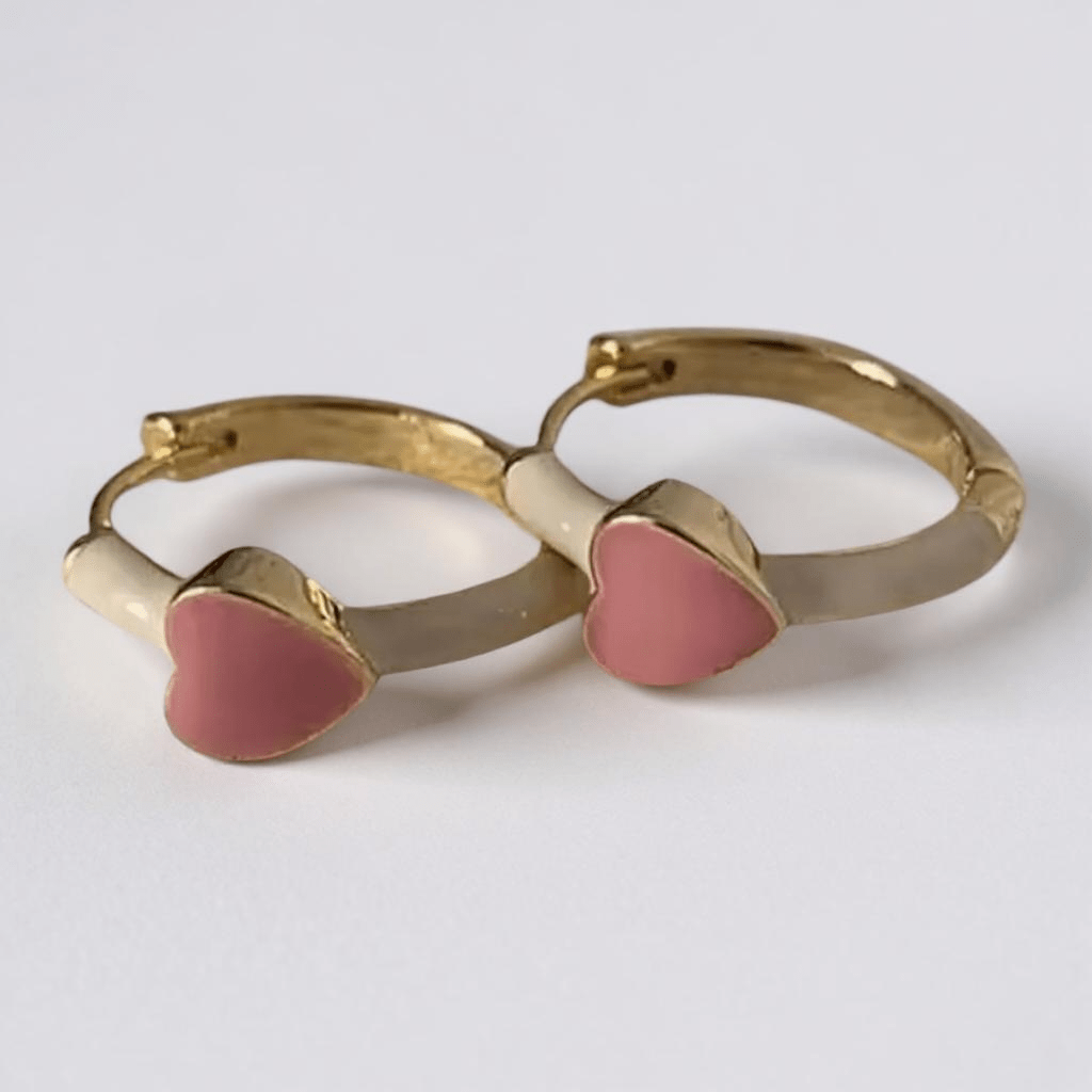 Hand on your Heart Huggy Earrings (more colours) - earrings