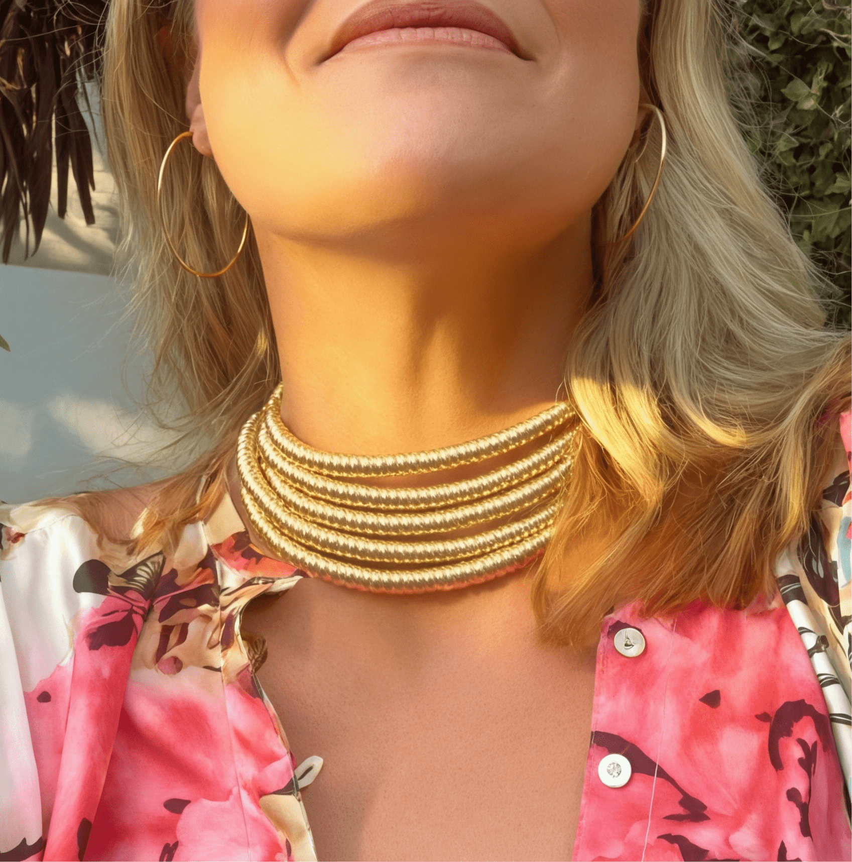 Iman Gold Necklace -