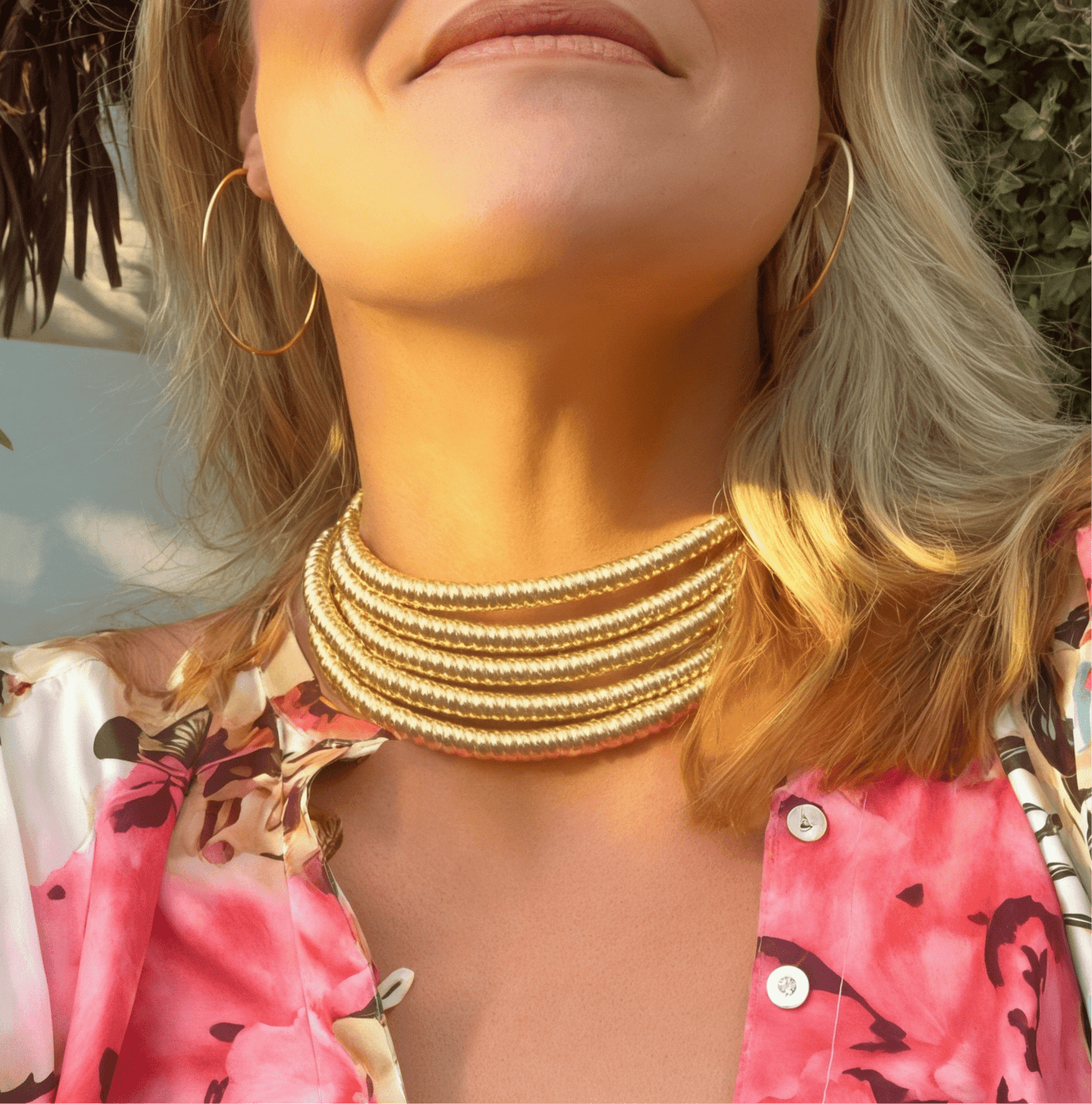 Iman Gold Necklace -