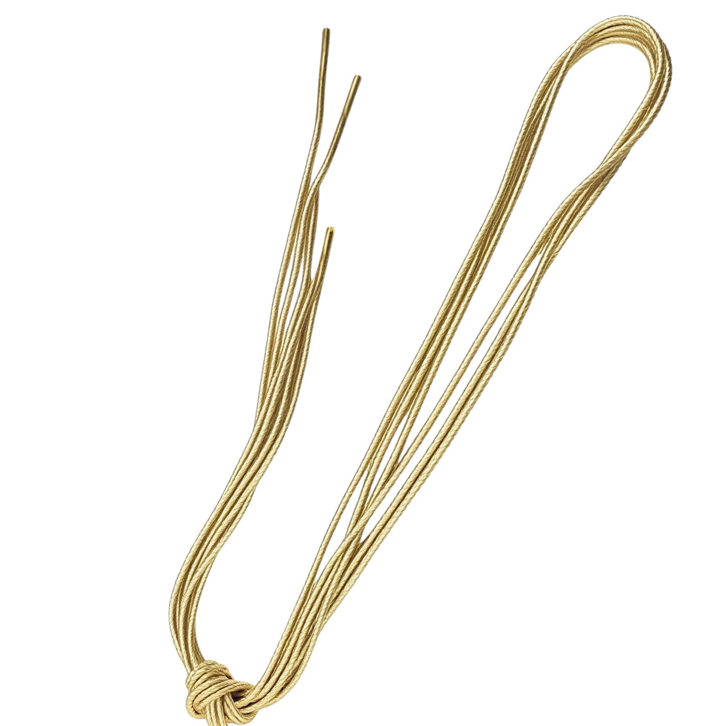 Lurex Long Necklace Gold and Silver (More Colours) - Necklace