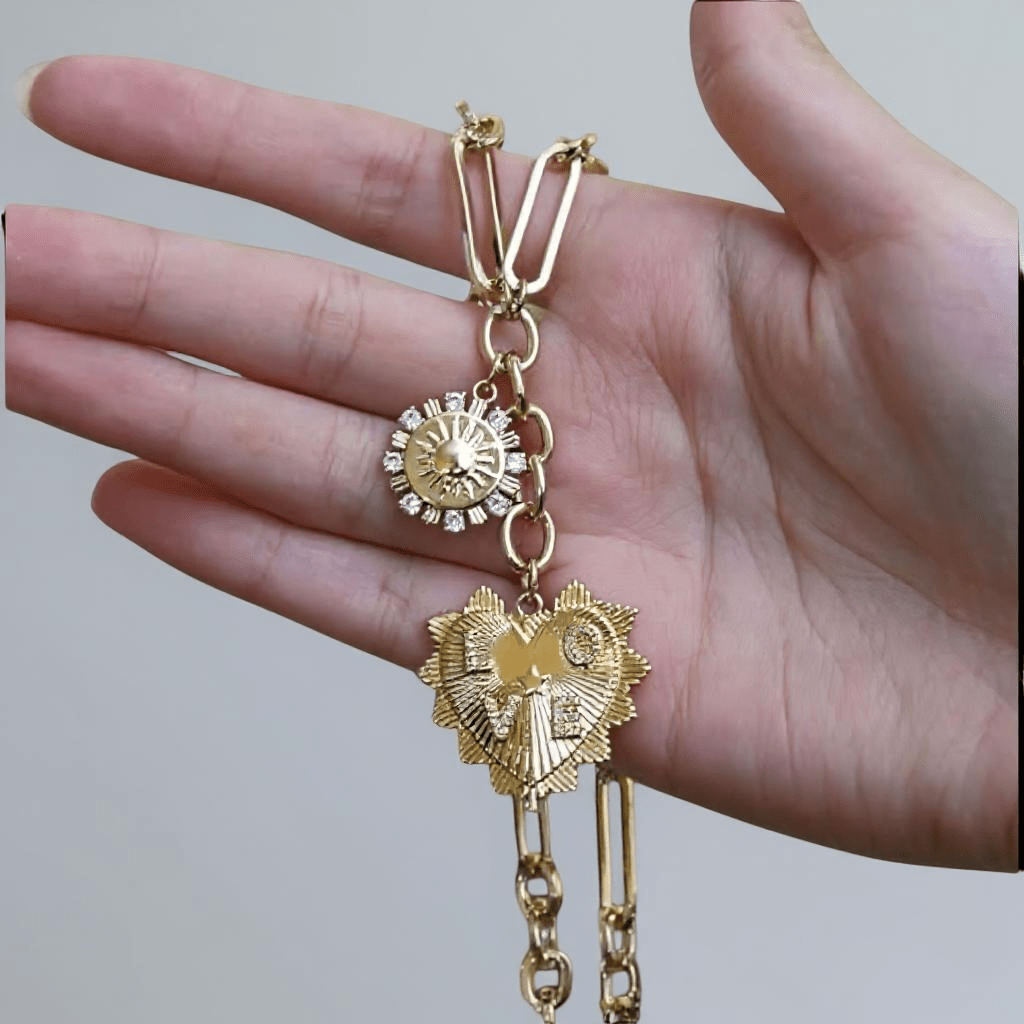 Never Tear Us Apart 18k Gold Necklace - Necklace