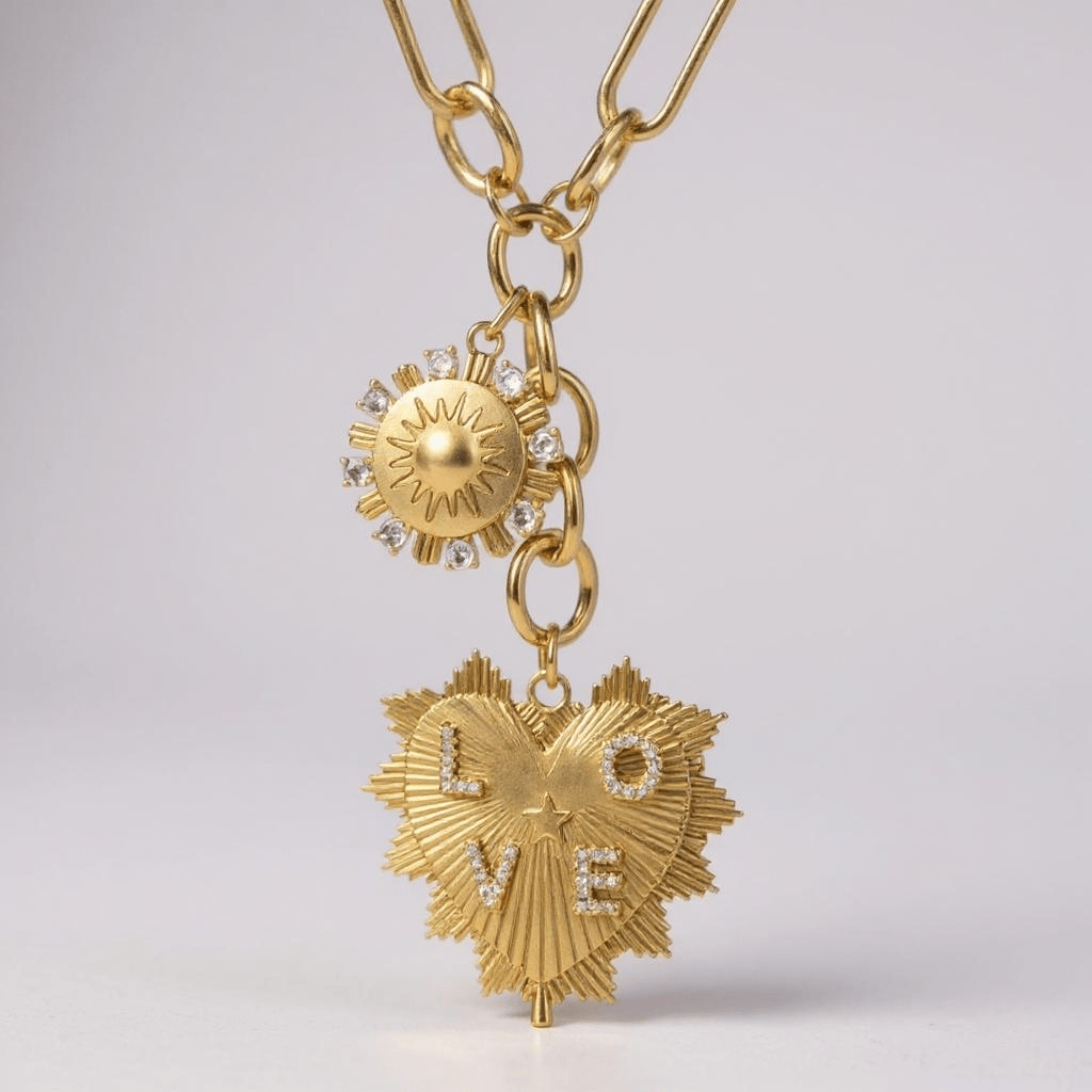 Never Tear Us Apart 18k Gold Necklace - Necklace