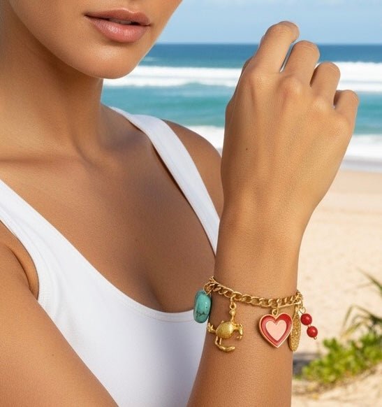 Orna Signature Gold Charm Bracelet - Bracelet