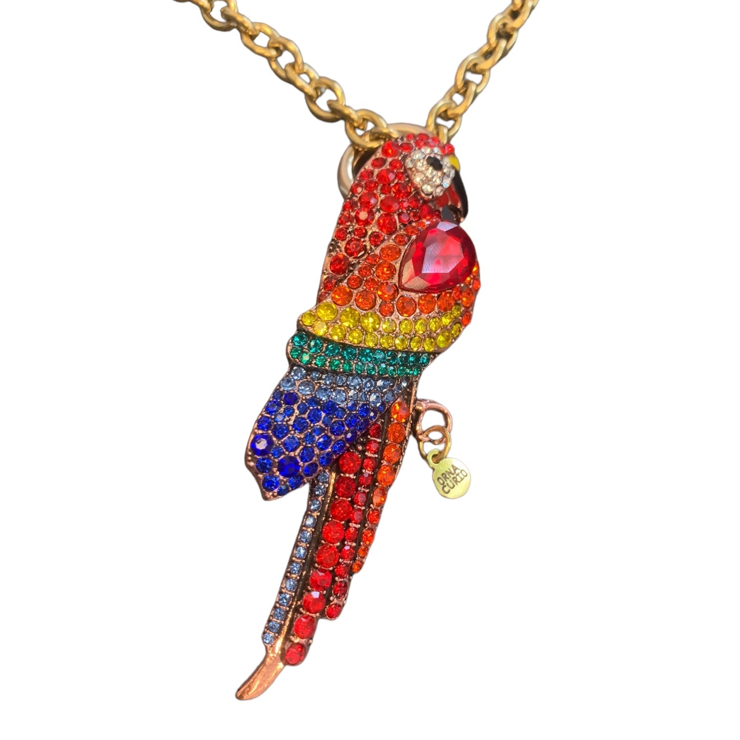 Pappagallo Gold Statement Necklace-Necklace