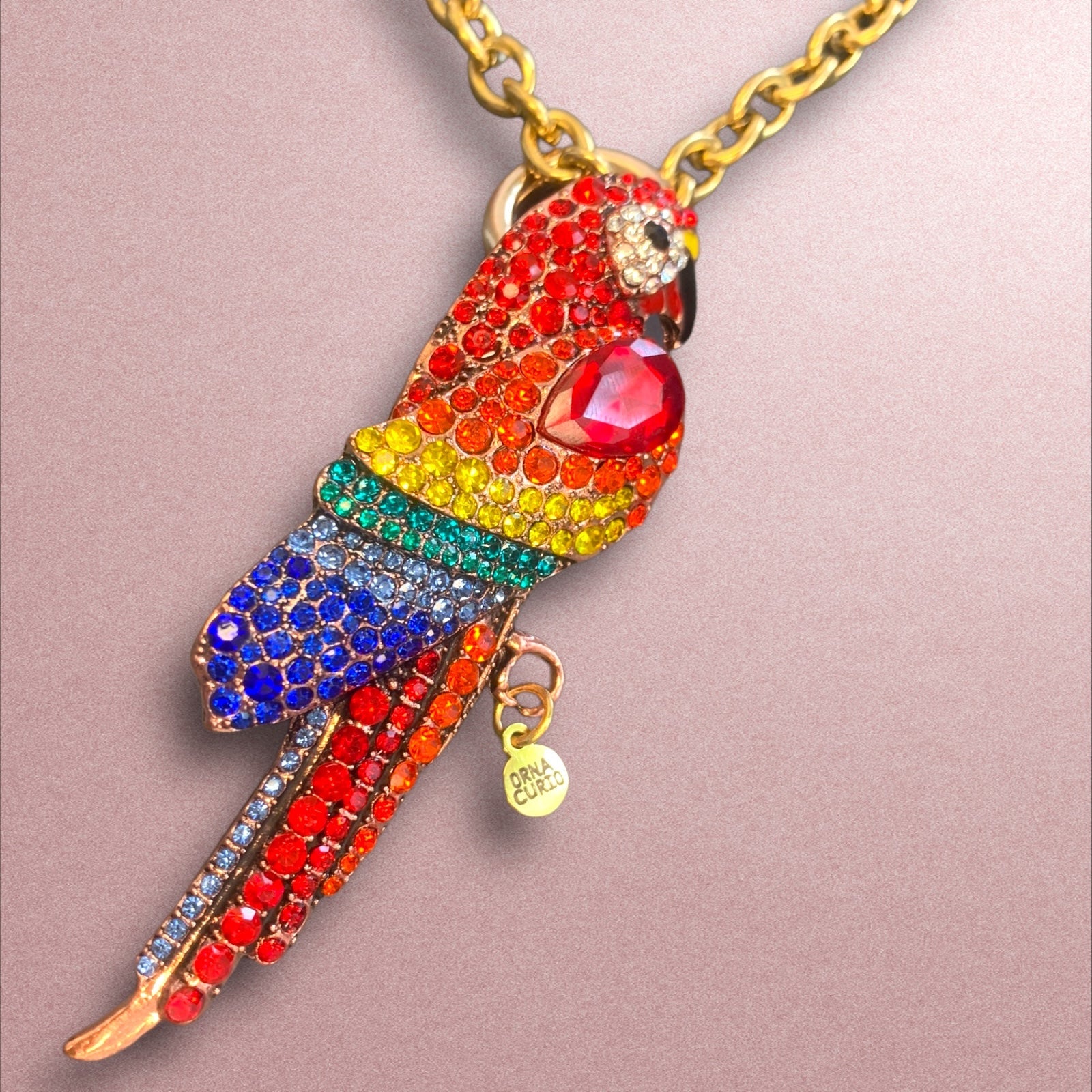 Pappagallo Gold Statement Necklace-Necklace
