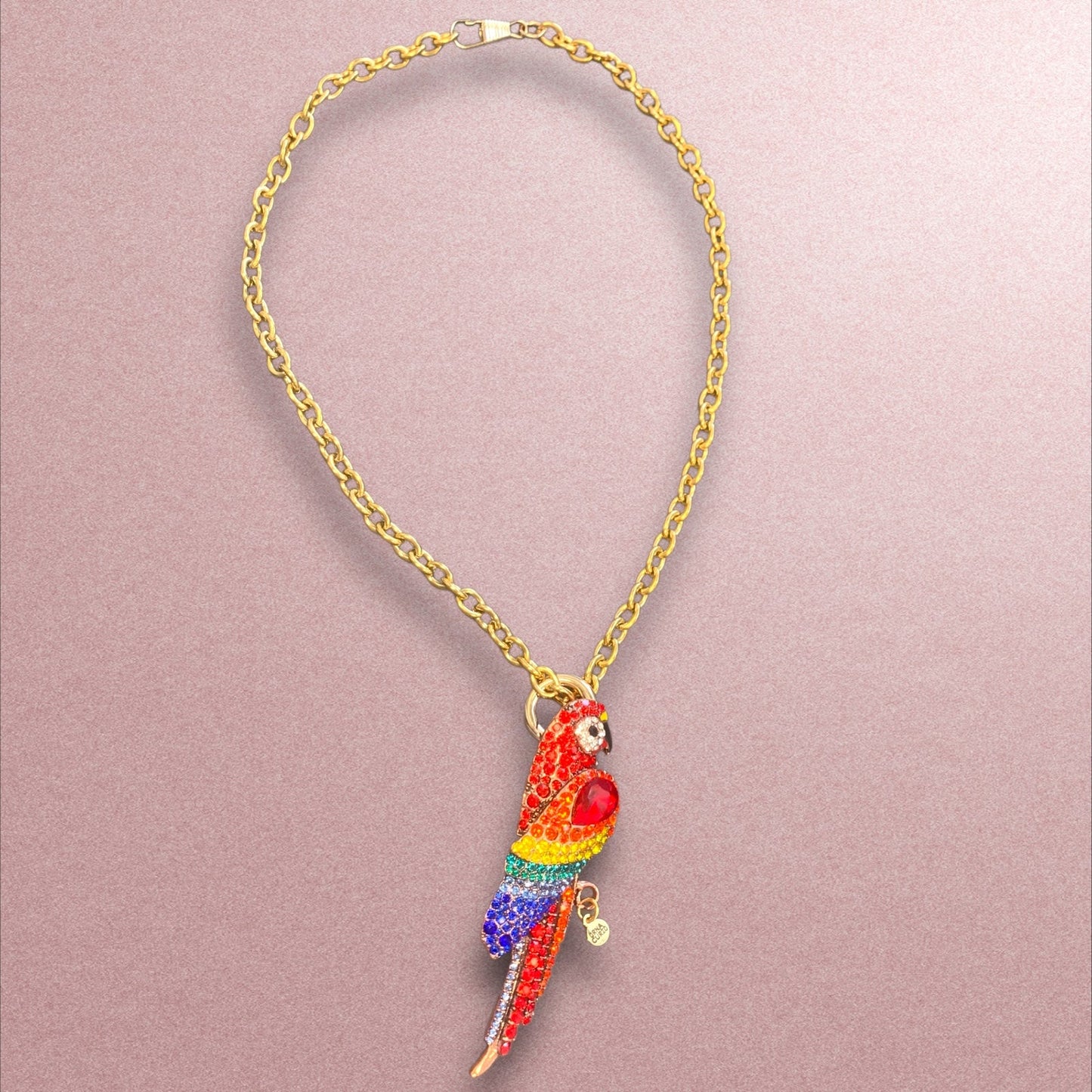 Pappagallo Gold Statement Necklace-Necklace