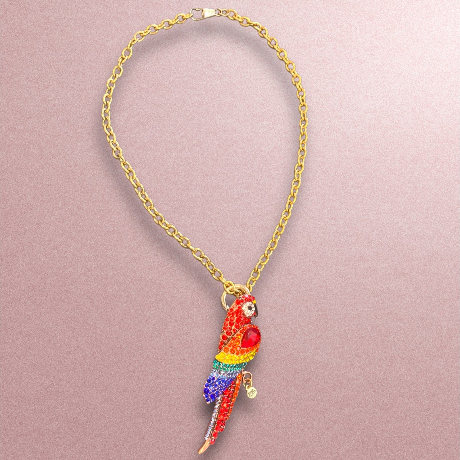 Pappagallo Gold Statement Necklace-Necklace