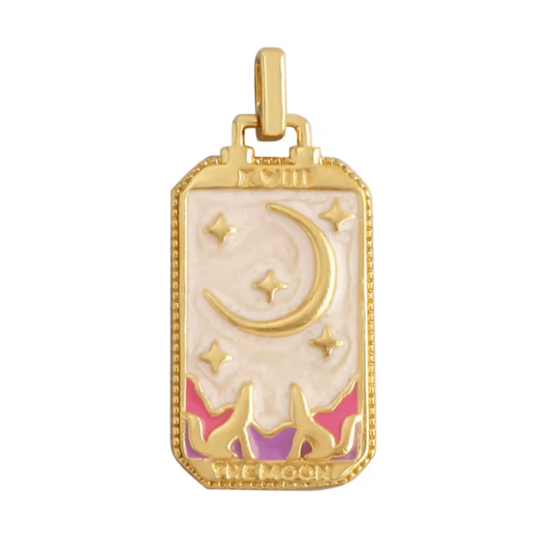 Tarot Card Charm 'The Moon' - Charm