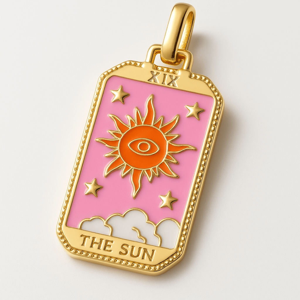 Tarot Card Charm 'The Sun' - Charm