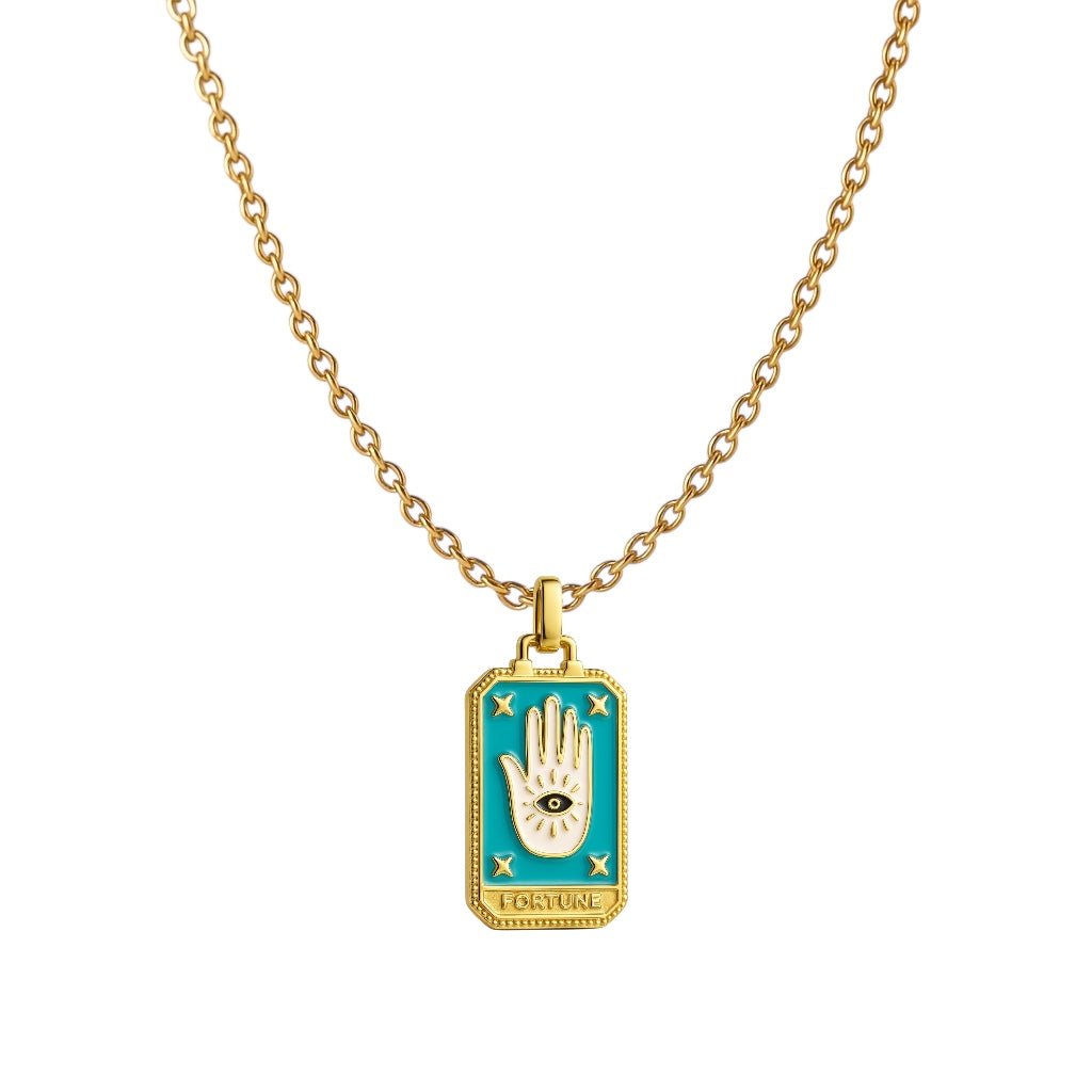 Tarot Card Fortune Necklace (more colours) - Necklace