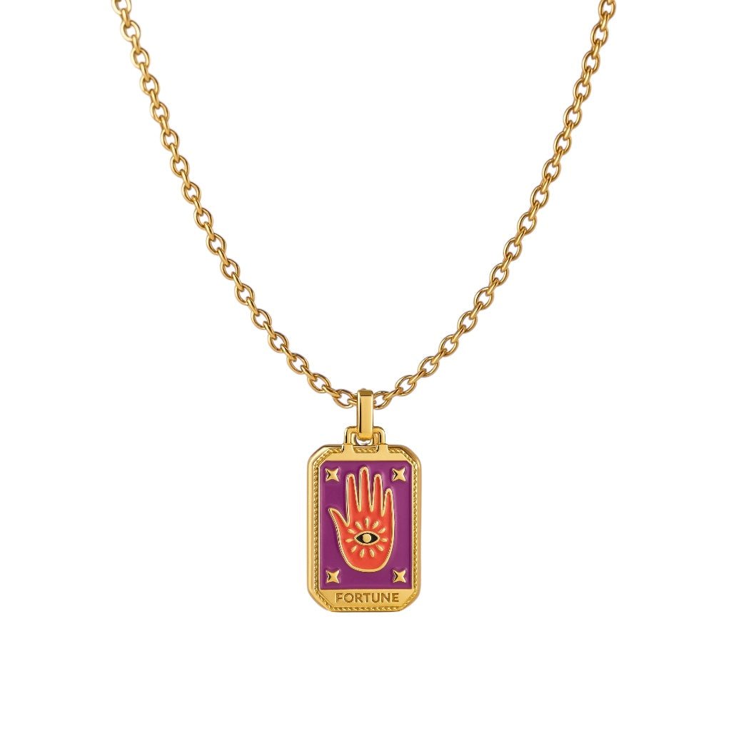Tarot Card Fortune Necklace (more colours) - Necklace