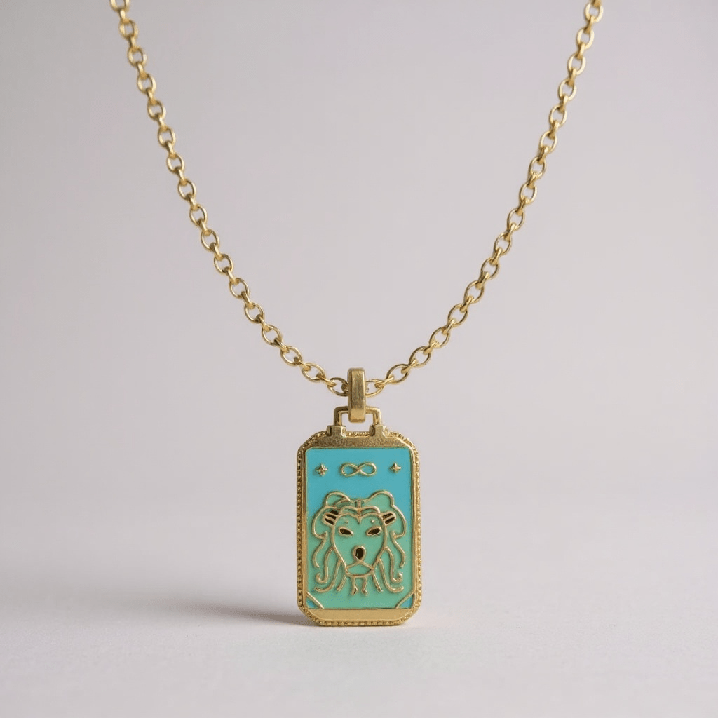 Tarot Lion Necklace - Necklace