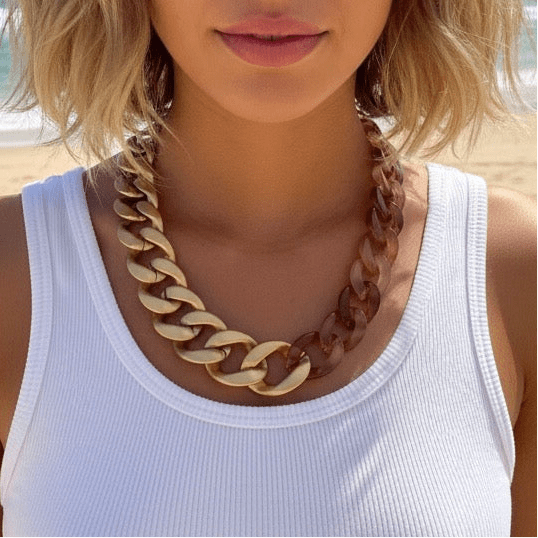 The Goldie Statement Chain Necklace - Necklace