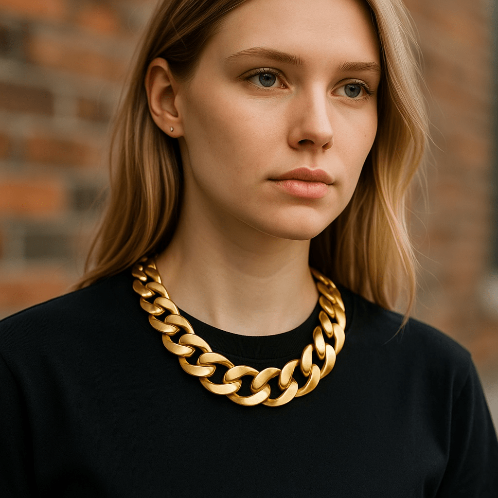 The Goldie Statement Choker - Necklace