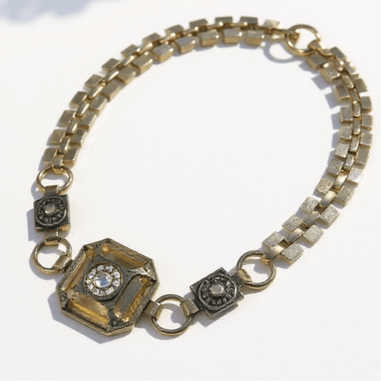 Vintage Balkan Gold Necklace - Necklace