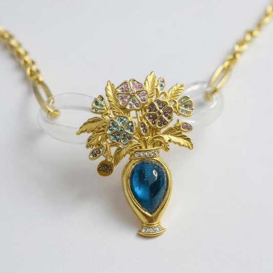 Vintage Bespoke Bouquet Necklace One of One -