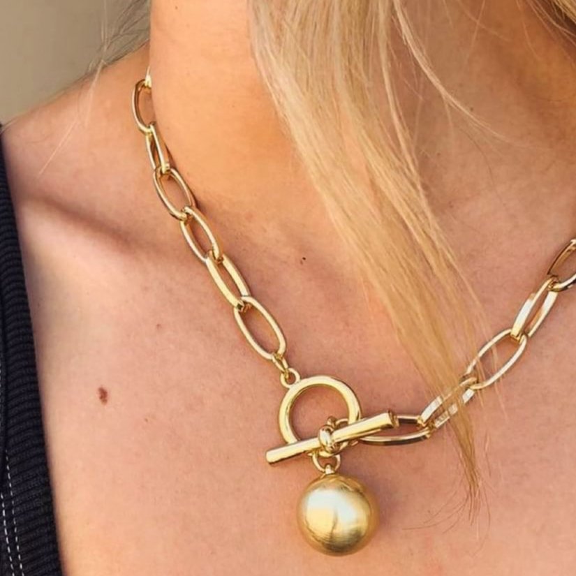 Golden Years Gold Plated Necklace-