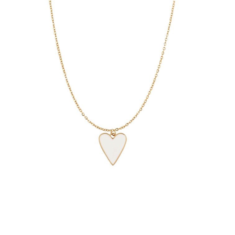 Heart of Glass Black White Charm (more colours)-