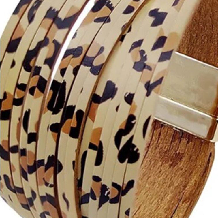 Rebel Rebel Animal Leather Cuff PRE-ORDER-Bracelet