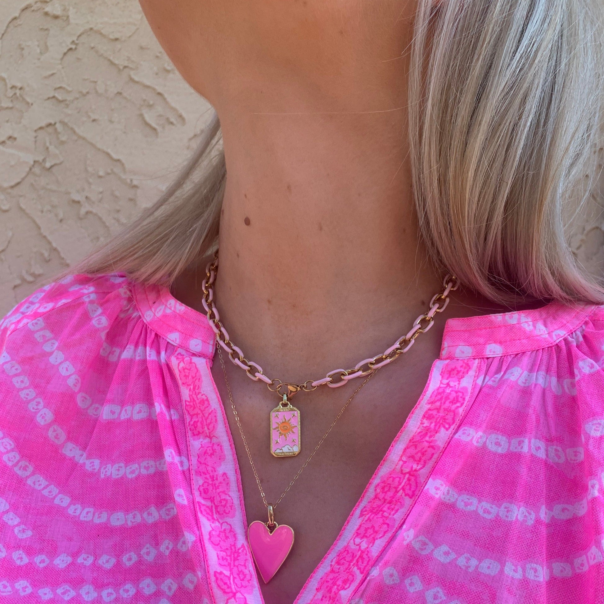 Tarot Card Charm 'The Sun'-Charm