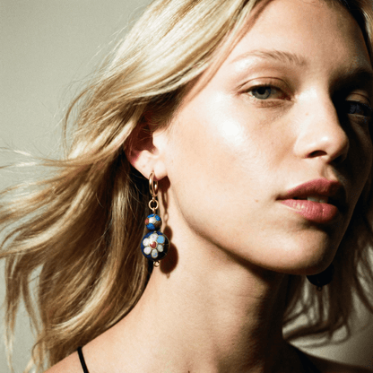 1 of 1 Orient Express Gold Vintage Earrings - 