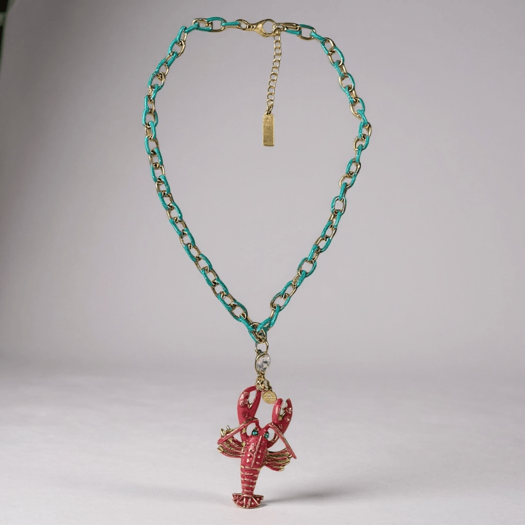 1 of 1 Rock Lobster Turquoise Statement Necklace - 