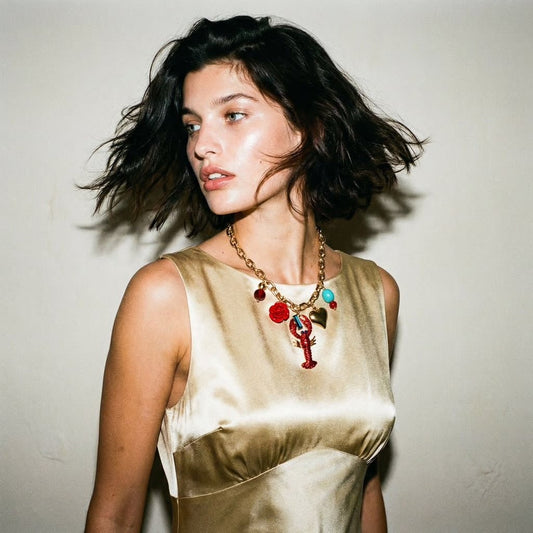 1 of 1 Rock Robster Charm Statement Necklace - 